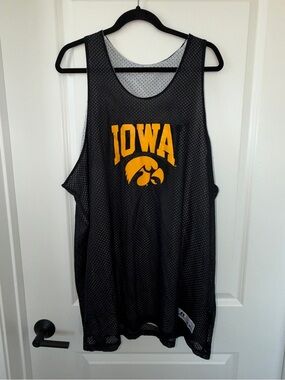 Iowa Hawkeyes Reversible Mesh Basketball Jersey Tank Russell Athletic XXL